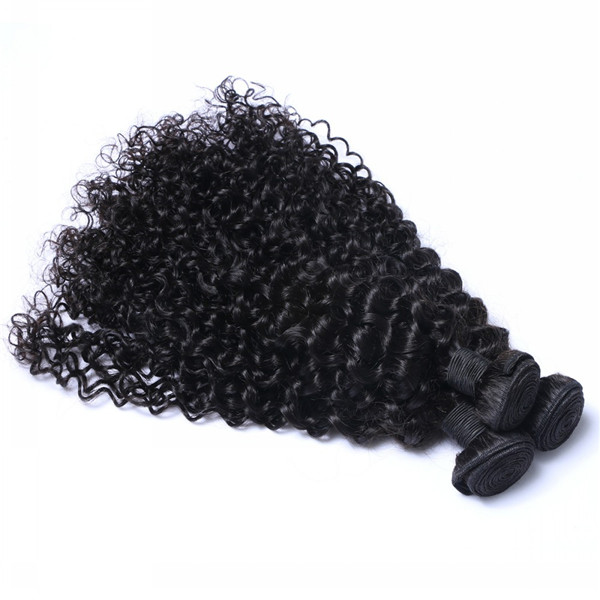 100% human hair deep curl hair weft XS005